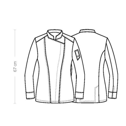 Alternative view of Σακάκι σεφ γυναικείο Bridget K8G00580