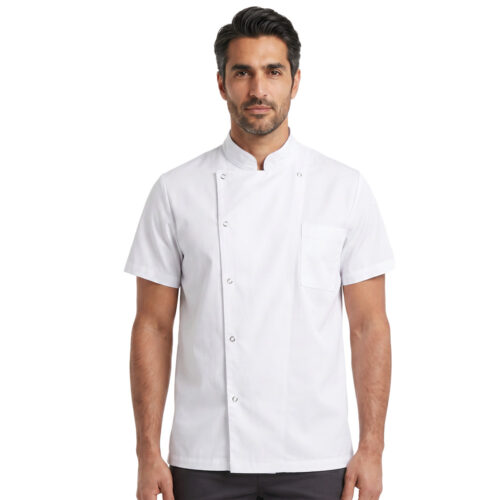 Apex 1180M Ανδρικό Σακάκι Chef Κοντομάνικο με Τρουκ