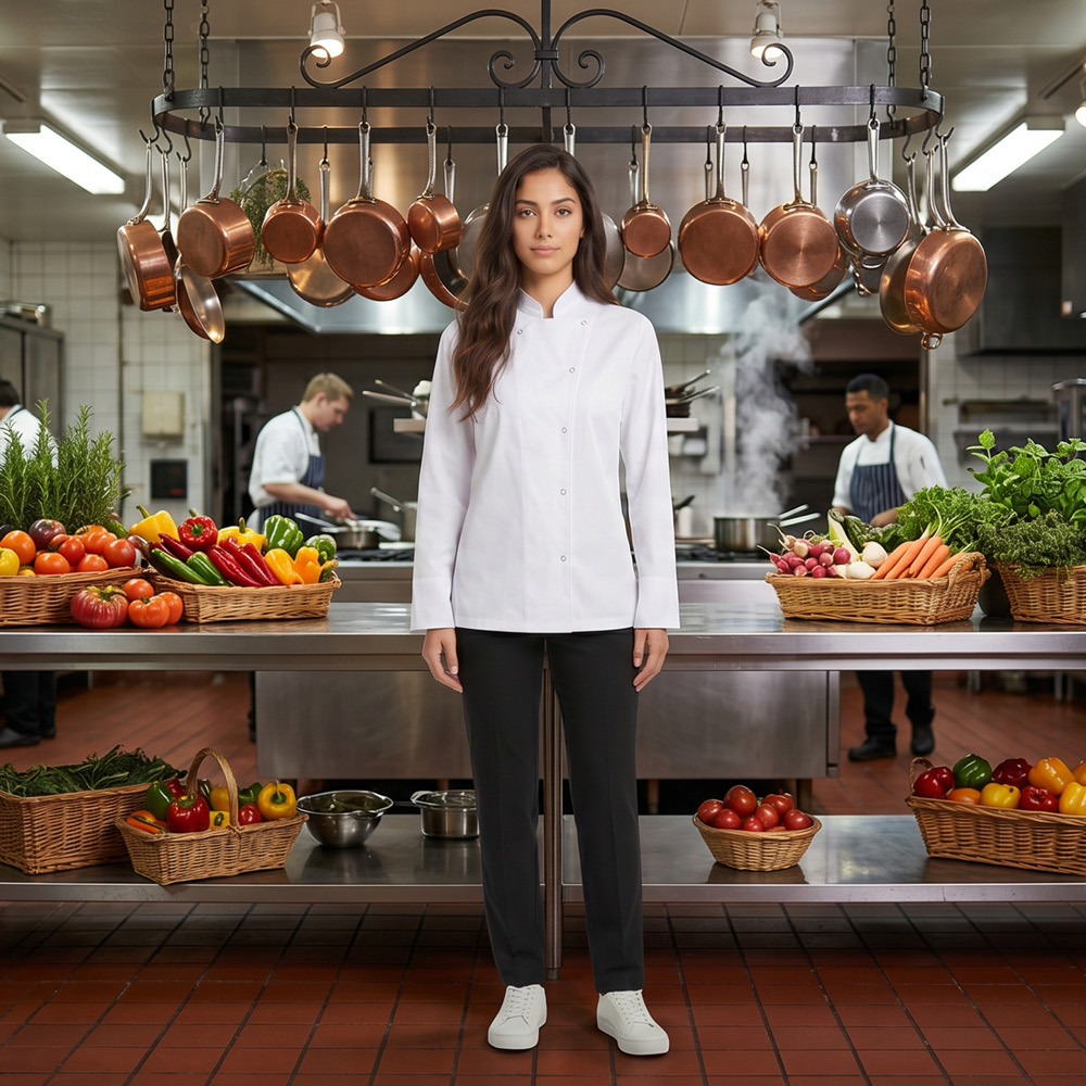 Athena 2250W Γυναικείο Σακάκι Chef Μακρυμάνικο με Τρουκ - Image 14