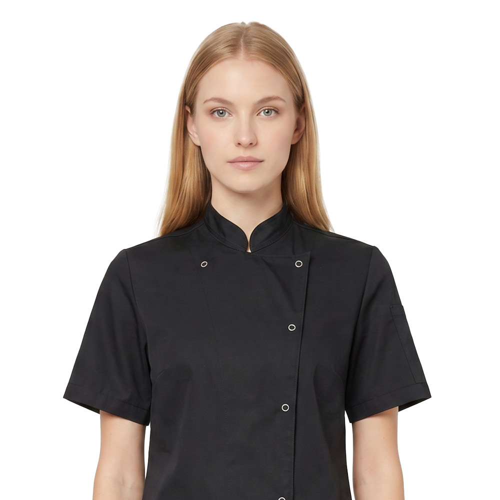Velvet 2280W Γυναικείο Σακάκι Chef Κοντομάνικο με Τρουκ - Image 6